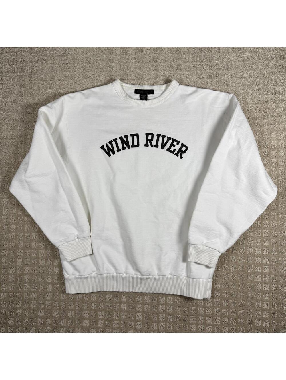 Wind River Spell Out Crewneck Sweatshirt M